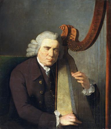 The Blind Harpist, John Parry (1710-1782)