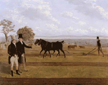 Sir Charles Morgan (1760-1846) at the Castleton ploughing competition