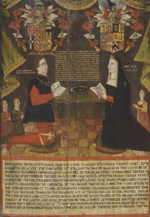 Thomas (d.1480) and Elizabeth Stradlinge (d.1533)