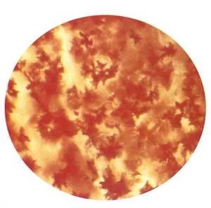 Crystals of cuprite within the glass matrix