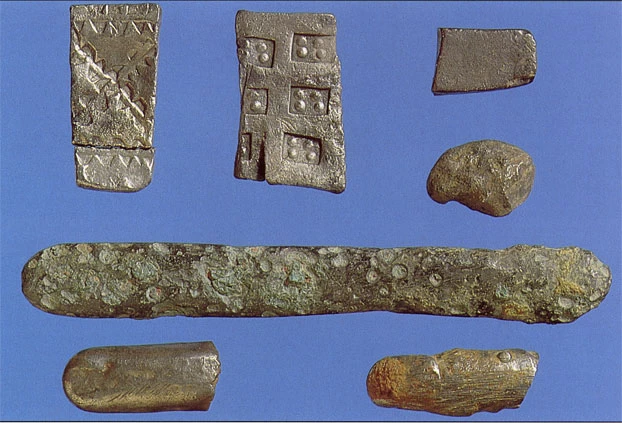 10th-century fragments of silver ingots and arm-rings
