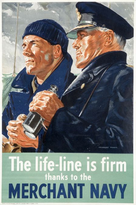 The life-line is firm thanks to the Merchant Navy