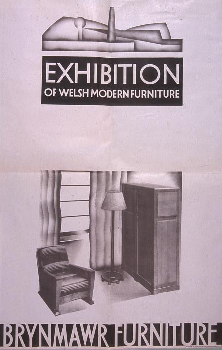 Advertising poster for the Brynmawr Furniture Company.