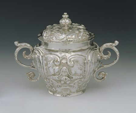 cup, two-handled and cover