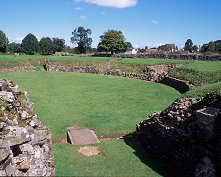 Caerleon Roman amphitheatre.