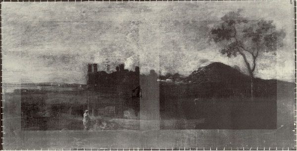 Caernarvon Castle X-ray image 