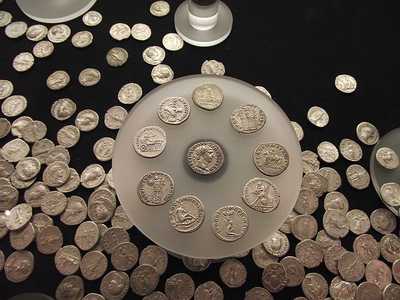 Roman coins had many uses, as Conor explains. 