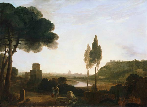 Richard Wilson (1714-82), <em>Rome from the Ponte Molle</em>, 1754.