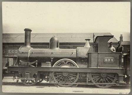 Llanelly Railway & Dock Co. 2-4-0 locomotive "Napoleon III"