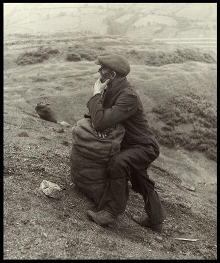 Unemployed miner in the Rhondda