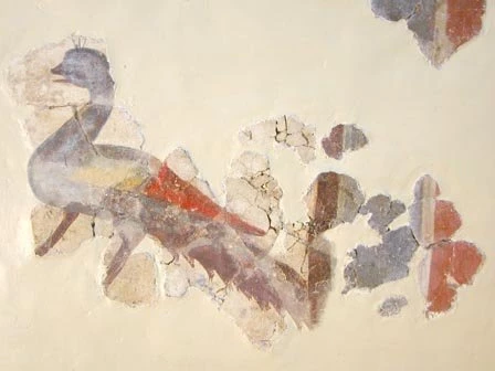 The Caerwent peacock.