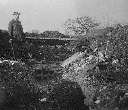 The Roman pottery kilns at Holt. These kilns were established by the 20th Legion to provide pottery for their fortress at Chester.