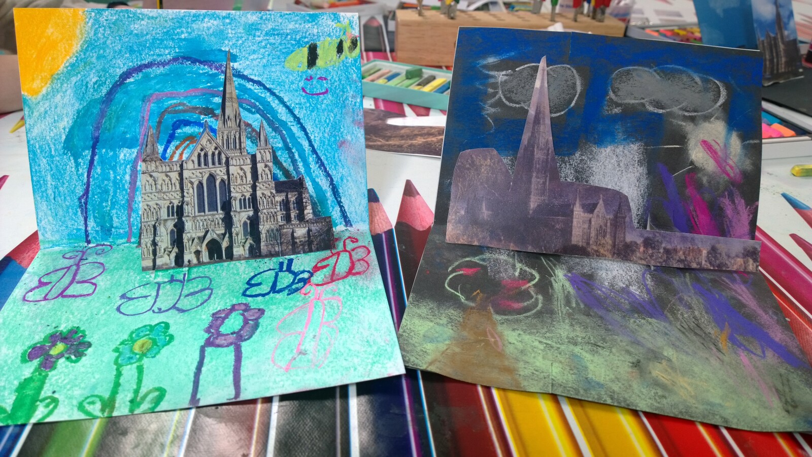 Mini masterpieces created at Constable Easter workshop