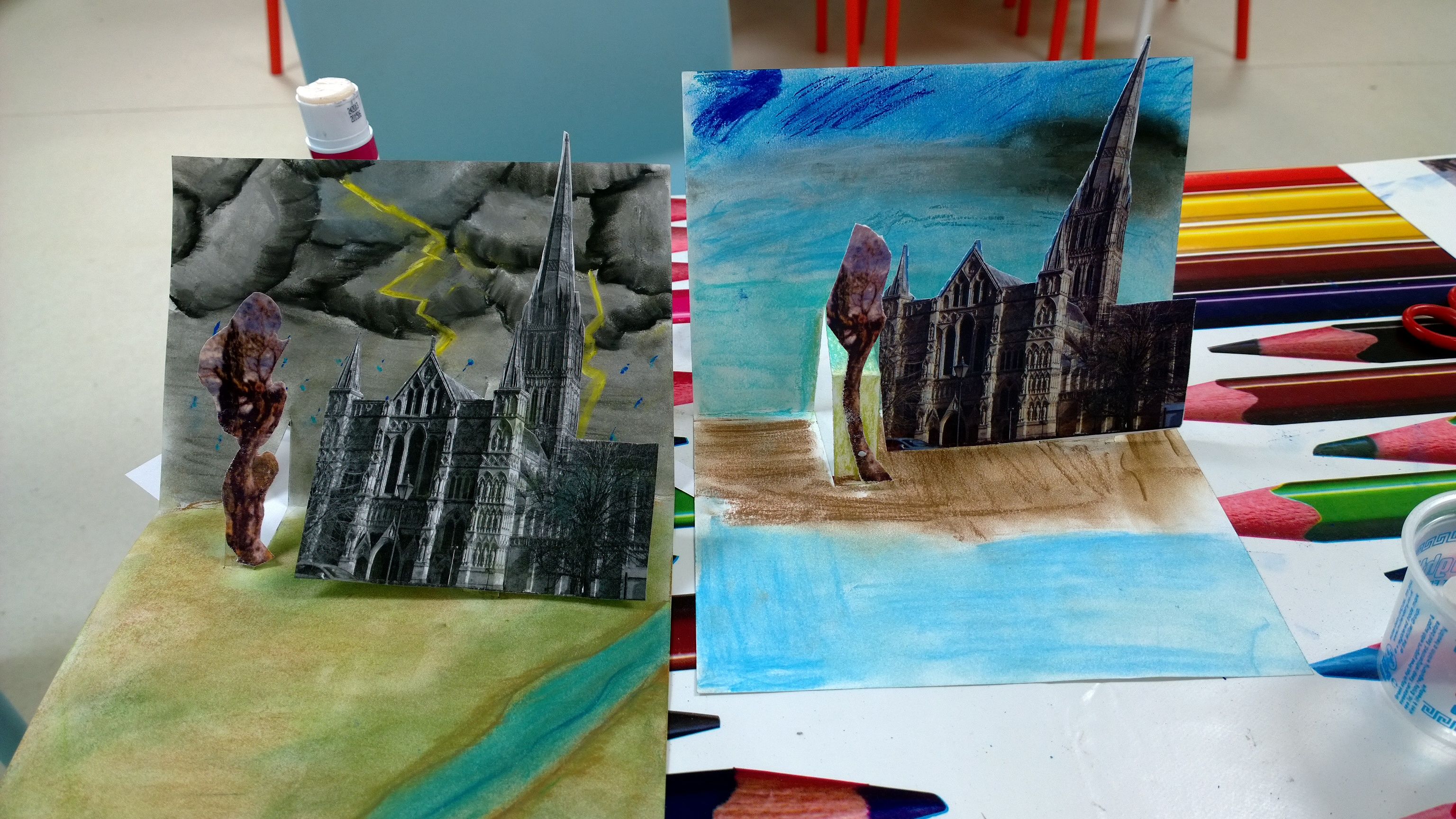 Mini masterpieces created at Constable Easter workshop