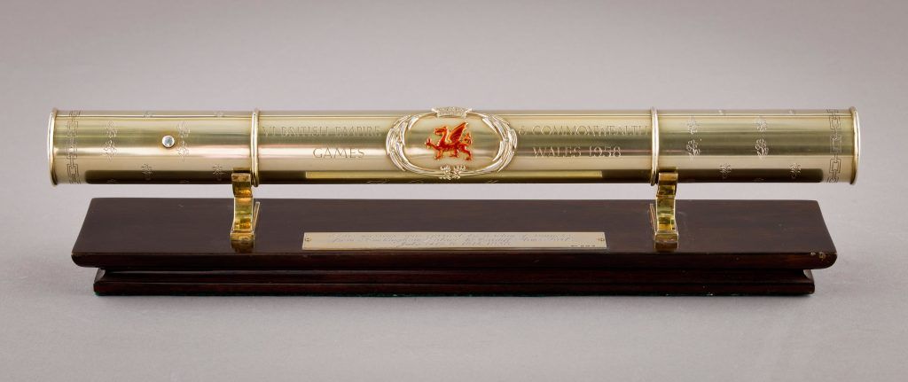 The 1958 British Empire and Commonwealth Games Queen’s Relay baton