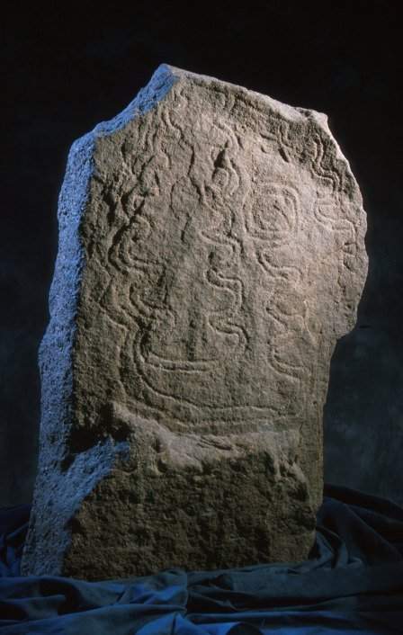 Decorated stone