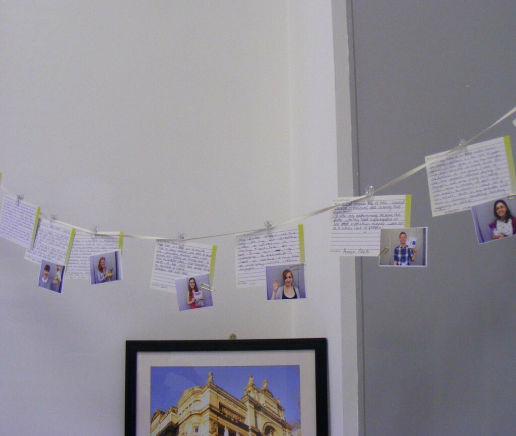 A range of Cardiff stories with images of participants and their objects. 