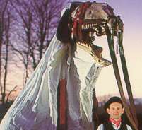The Mari Lwyd at the Museum of Welsh Life