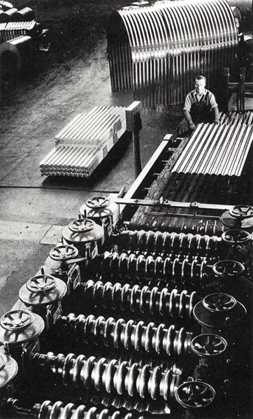 A Walter Nurnberg photograph of the Rogerstone Aluminium Works, Gwent