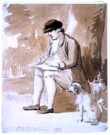 Paul Sandby (1725-1809); Sir Watkin Williams-Wynn Sketching, c.1777