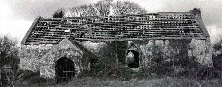 St Teilo's Church, Llandeilo Tal-y-bont, in situ in 1984