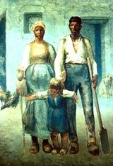 Jean-François Millet (1814-1875); The peasant family