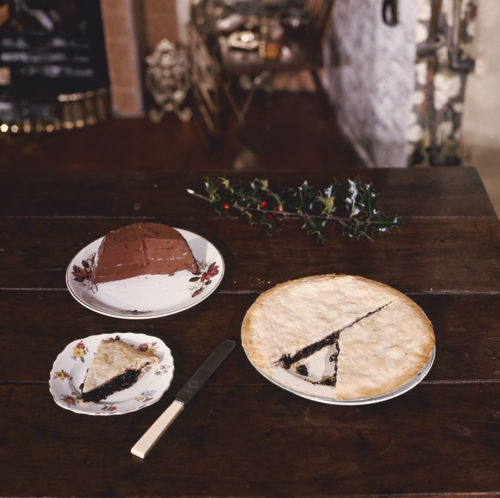 Gooseblood tart, a Christmas delicacy in parts of Montgomeryshire.