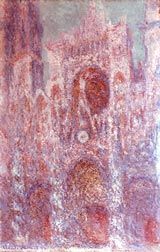 Claude Monet (1840-1926); Rouen Cathedral: setting sun (Symphony in Grey and Pink), 1892-4