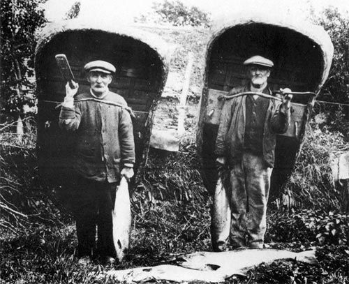 Cilgerran coracle-men