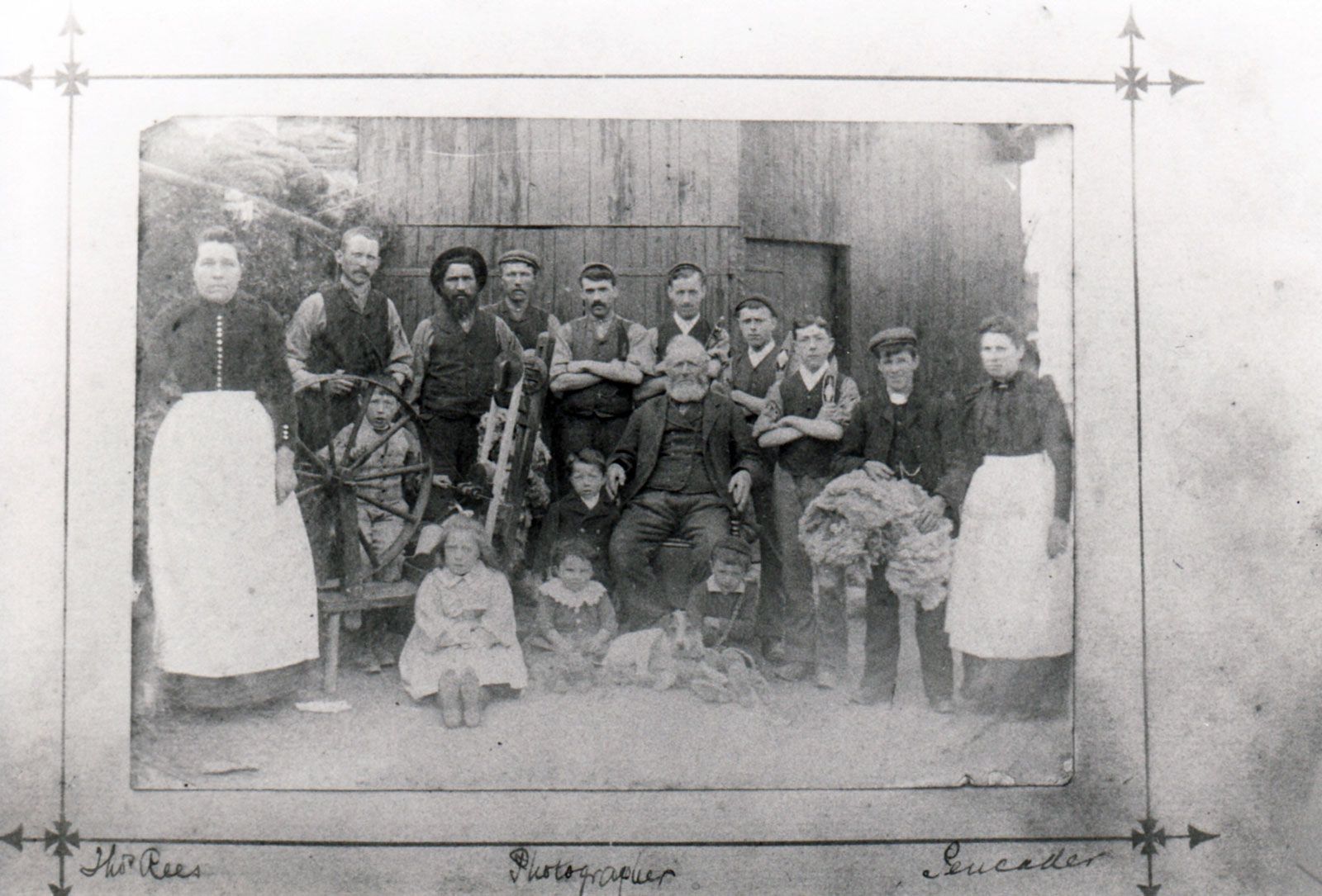 Goodwin Family and Staff, circa 1900.
