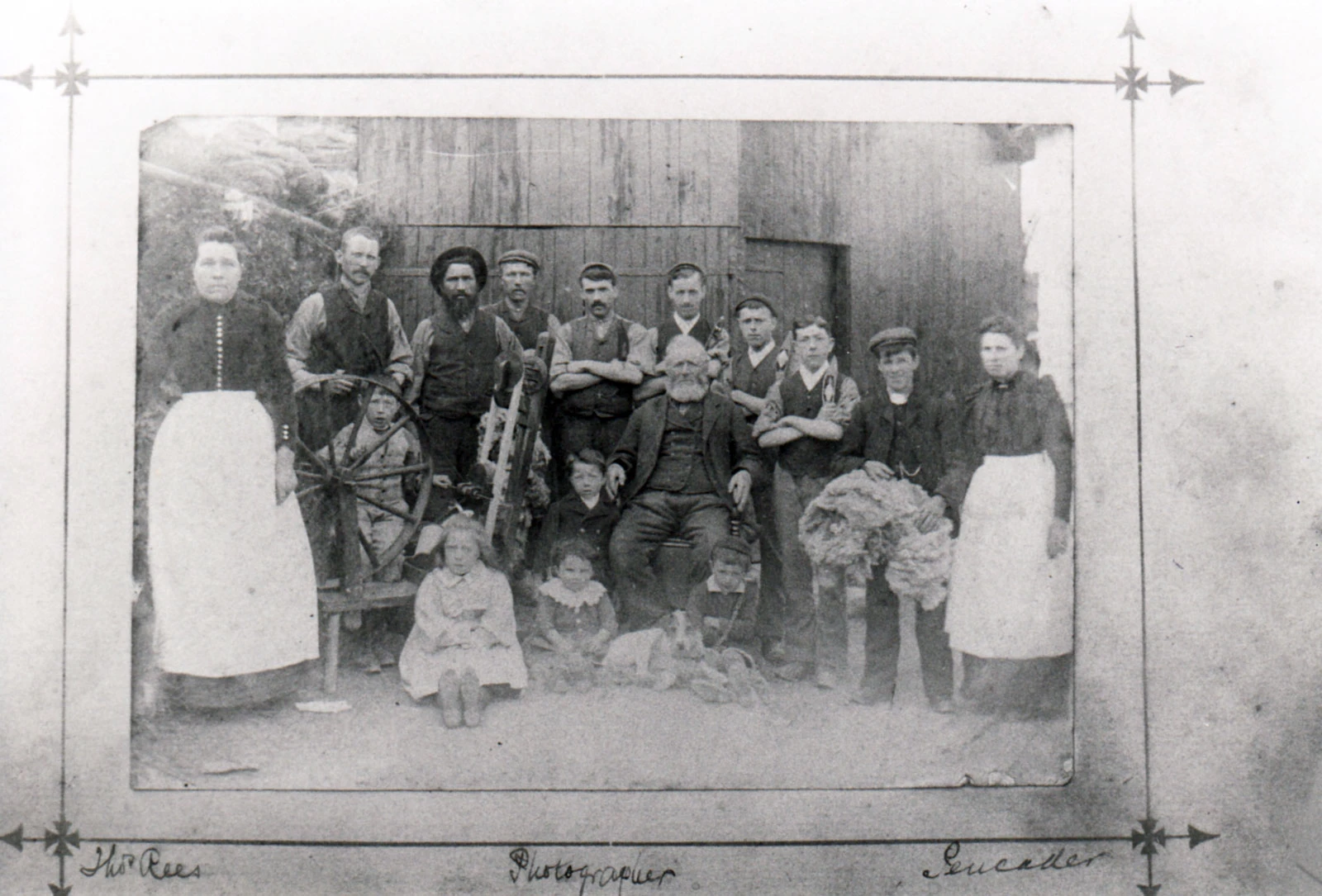 Goodwin Family and Staff, circa 1900.
