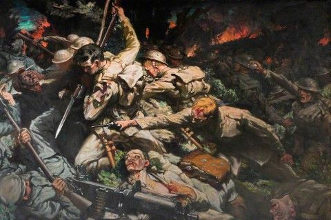 ww1 battle at Mametz, showing the Welsh Division in combat