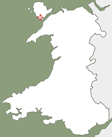 Llys Rhosyr map plot