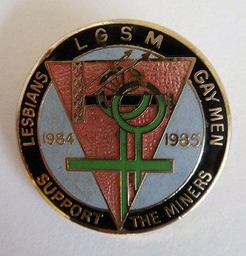 Case Studies - LGBT - Original 1984-85 LGSM Badge
