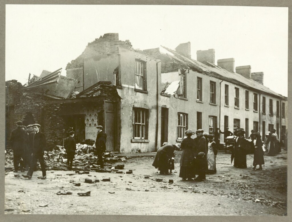 Tornado damage, Abercynon