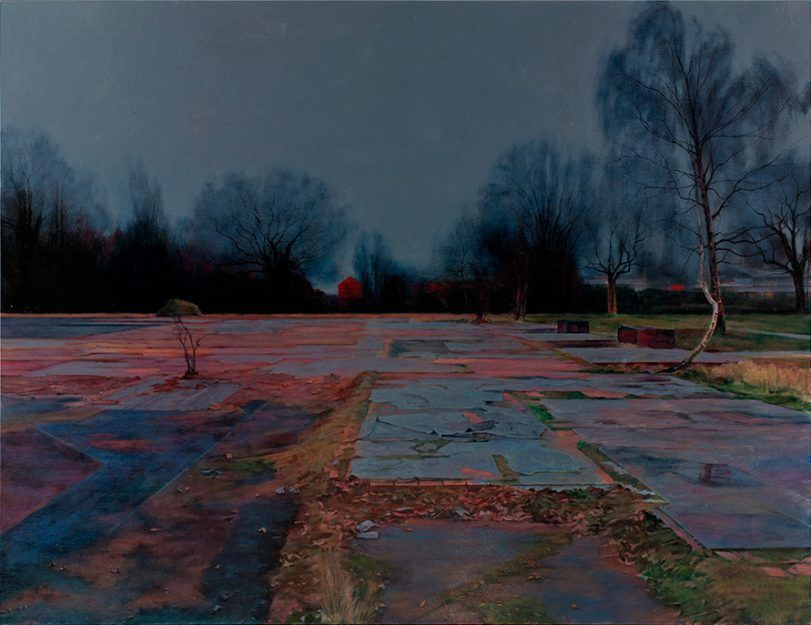The End of Care, enamel painting by George Shaw