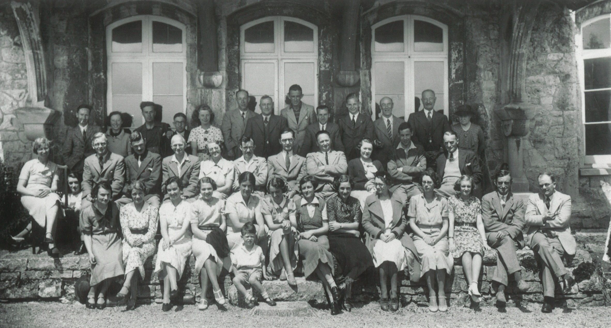 National Museum Wales staff outing late 1930s