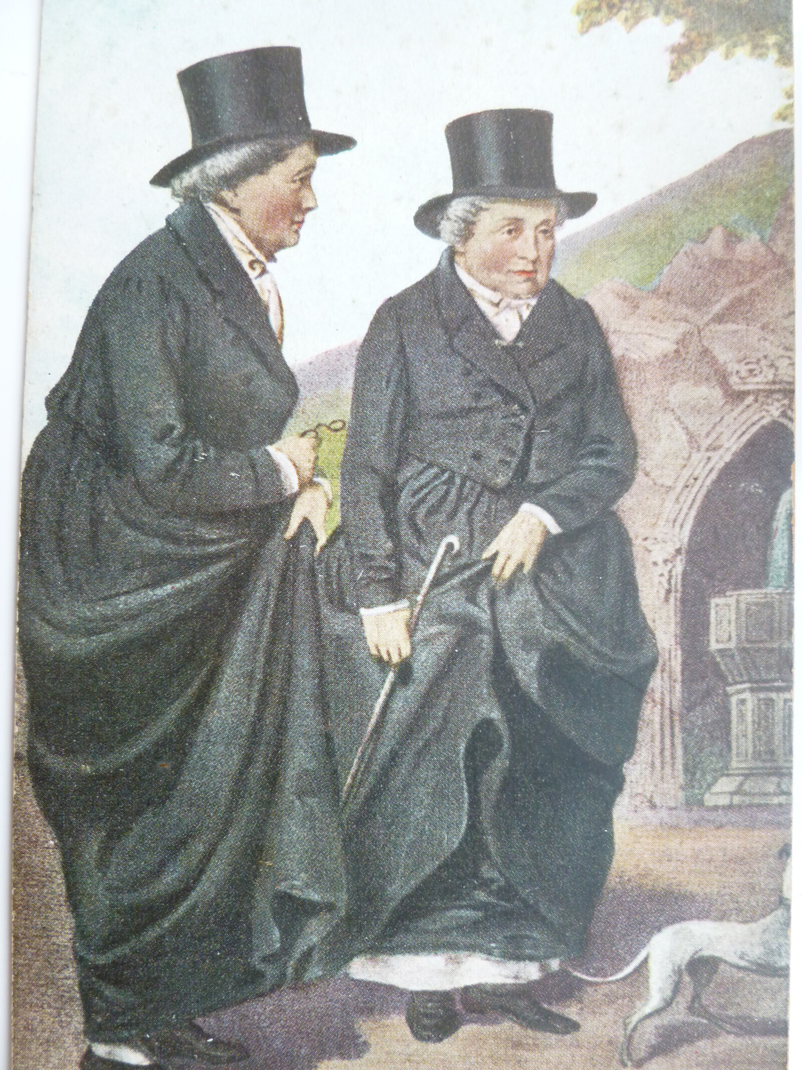 The 'Lynch' portrait of Lady Eleanor Butler and Sarah Ponsonby, pirated from the earlier 'Library' portrait and distributed on a mass scale. (c) Norena Shopland