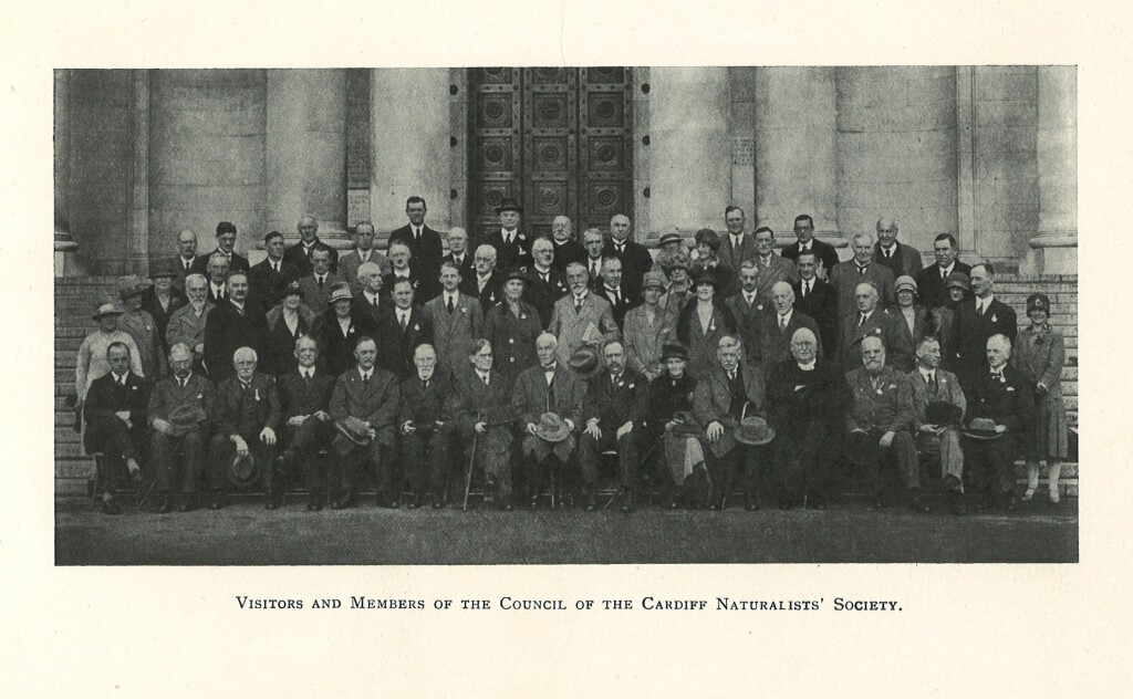 Cardiff Naturalists' Society visit to National Museum Wales in 1927 as part of their Diamond Jubilee celebrations