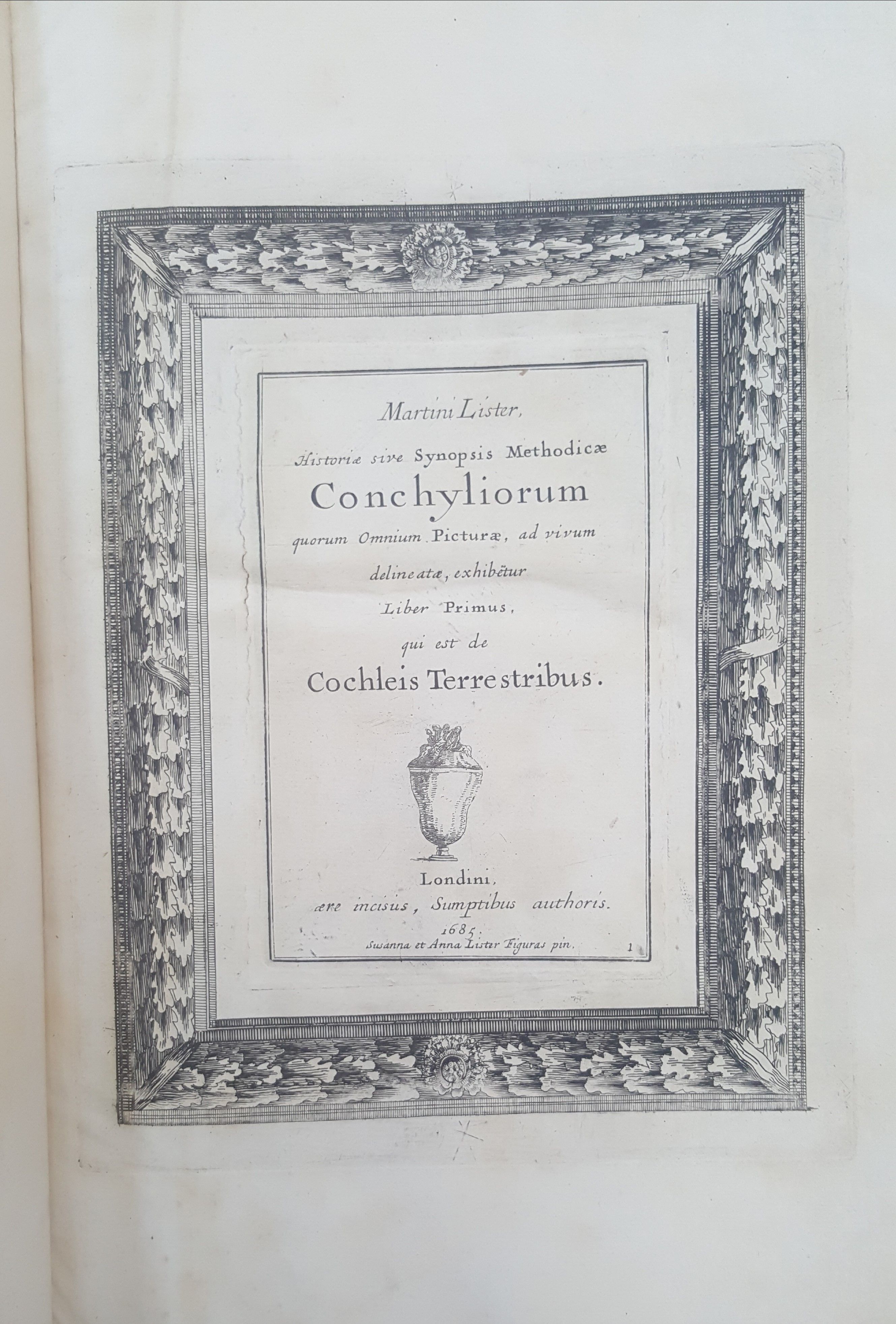 Historiae Conchyliorum by Martin Lister