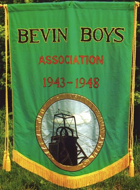 Bevin Boys commemorative banner 