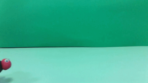 Gif animation showing clay models of insects moving around