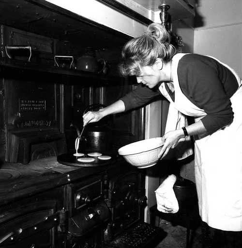 Making Pancakes (from the Museum's Archives).