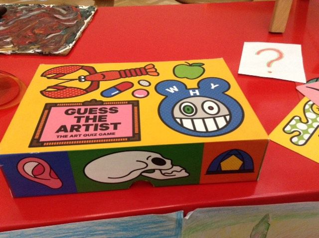Photo of the box of the Guess the Artist game