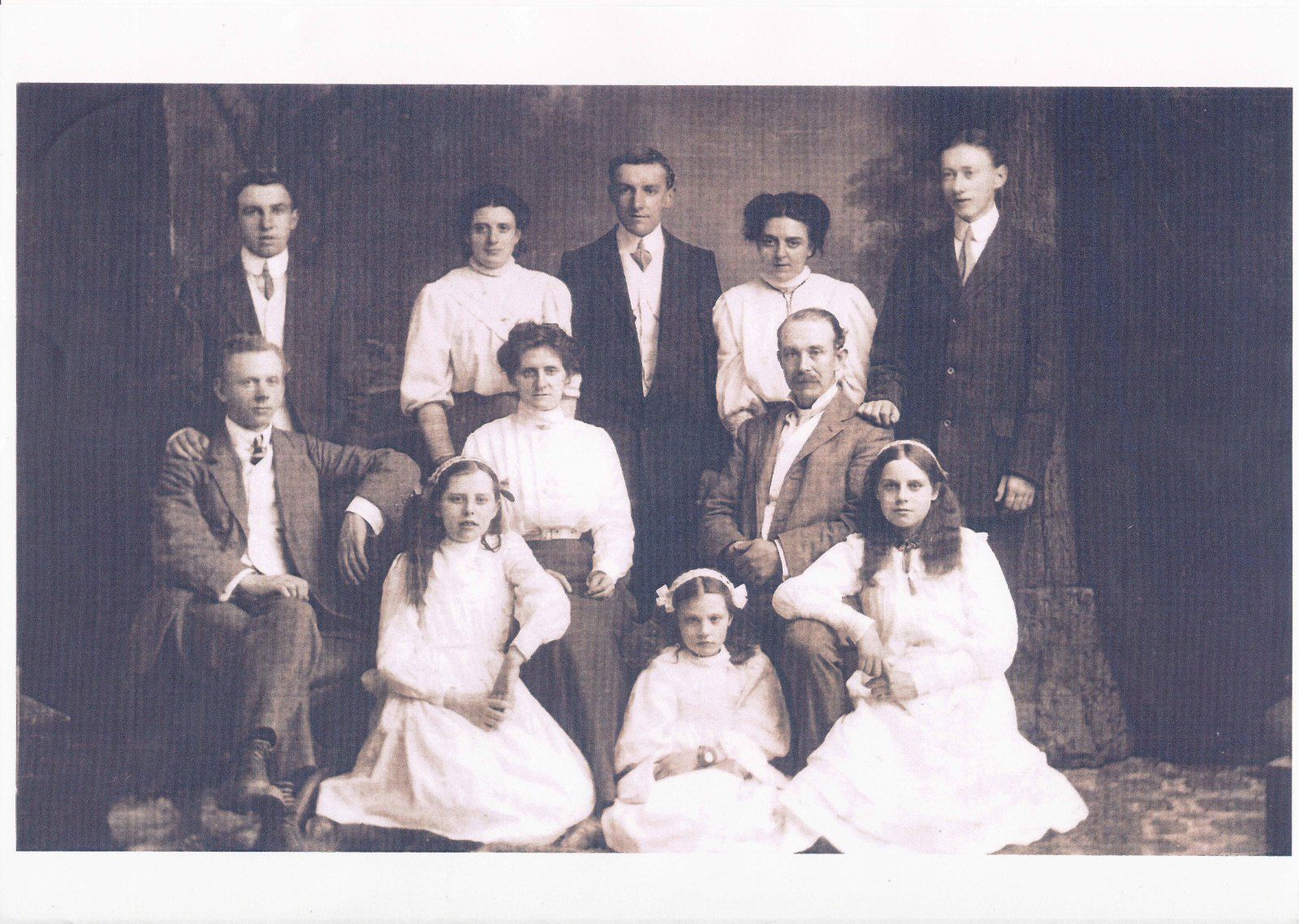 Emlyn Davies annual staff outing to Abergavenny, 1912