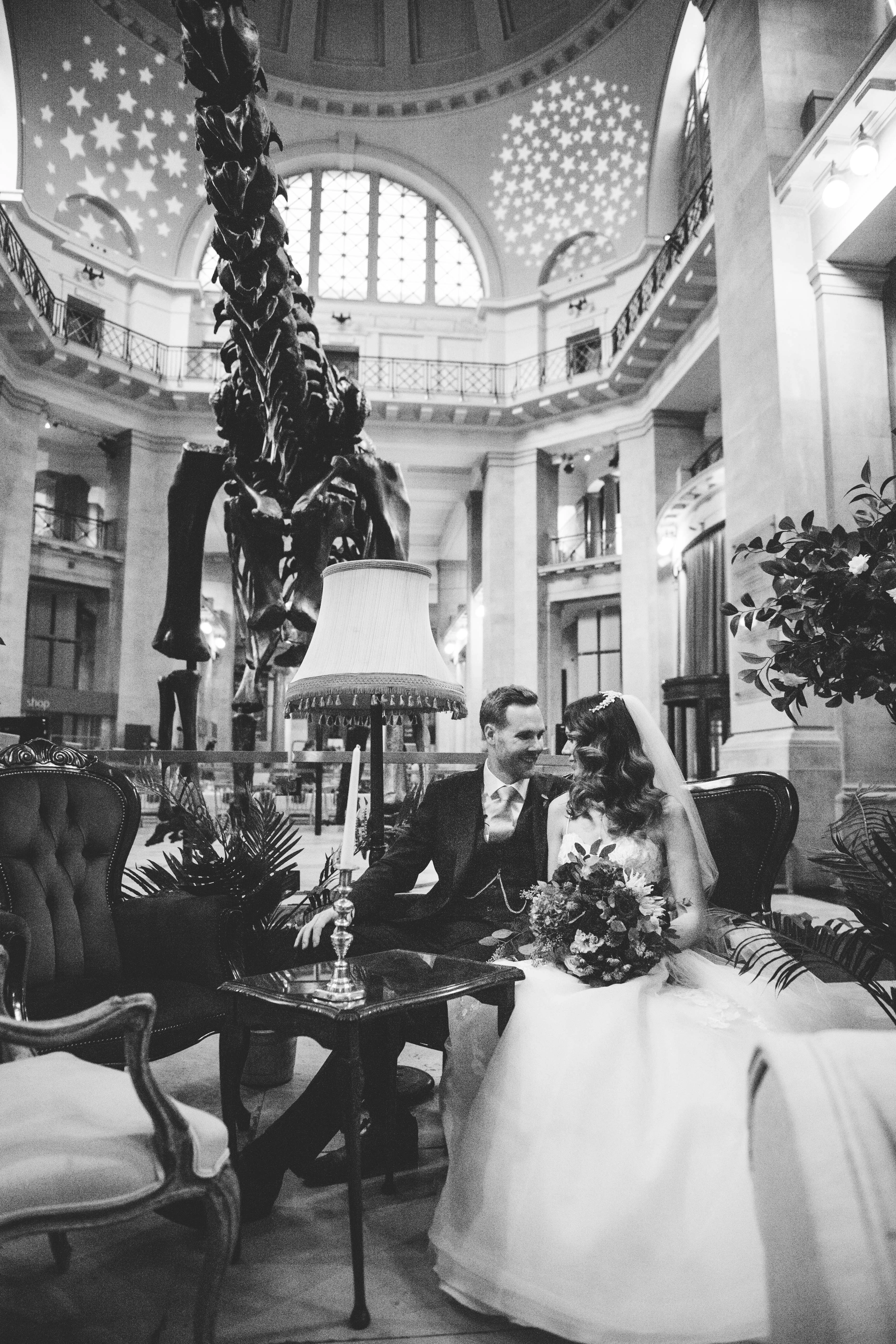 The happy couple