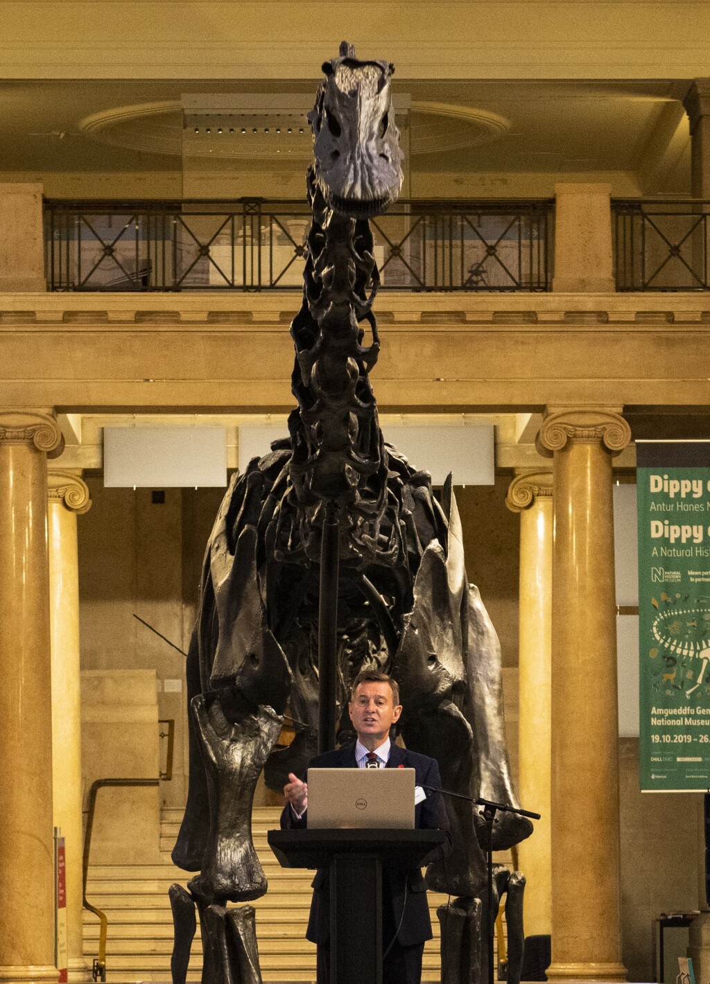 Breakfast Business Meeting Roger Lewis with Dippy