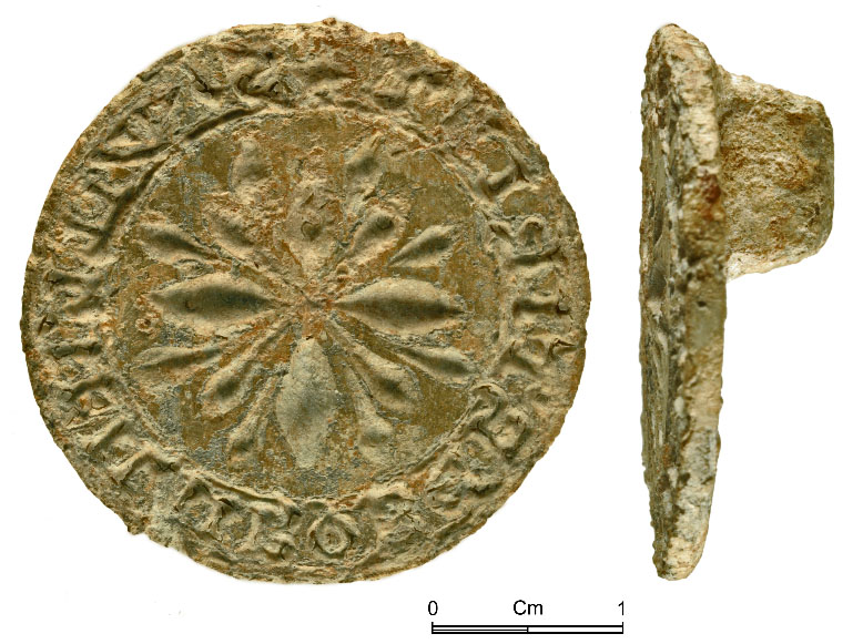 13th or 14th-century seal of William son of Robert (NMGW-8C9517) 