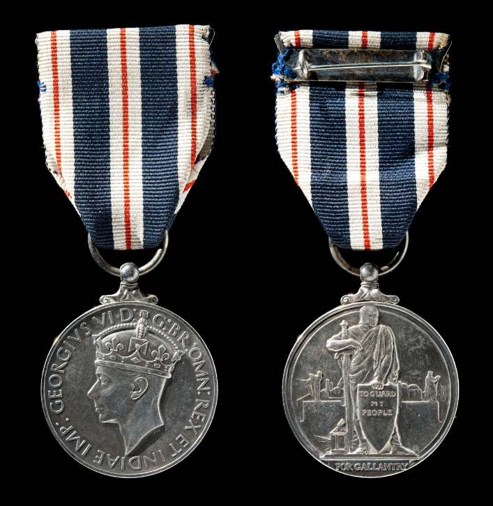 B.L. Aylott’s King's Police and Fire Services Gallantry Medal 