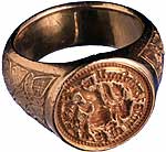 17th century gold posy ring from the Tregwynt collection